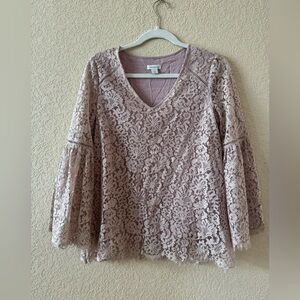 Sundance Charmant Lace Blouse, Size XS